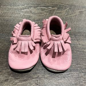 Minimoc (heyfolks) Size 4 Pink Mini Moccasins